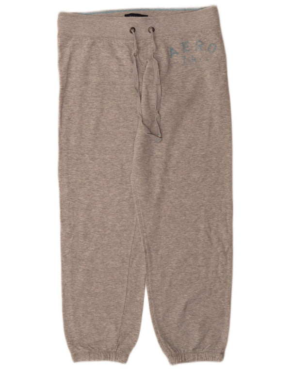 Aeropostale Ženska trenirka Hlače Joggers UK 14 Srednje sive fleke