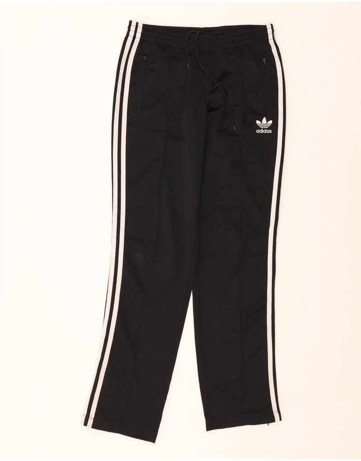ADIDAS Ženske trenirke Hlače UK 8 Male crne poliesterske
