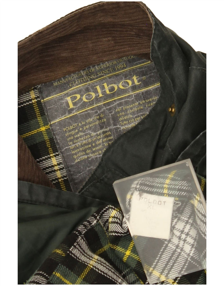 Polbot muška jakna od voštanog pamuka UK 42 XL zelena