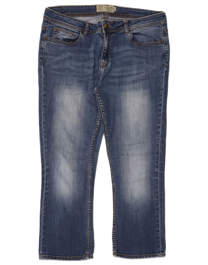 FAT FACE Ženske kapri traperice UK 14 Large W32 L23 Plava