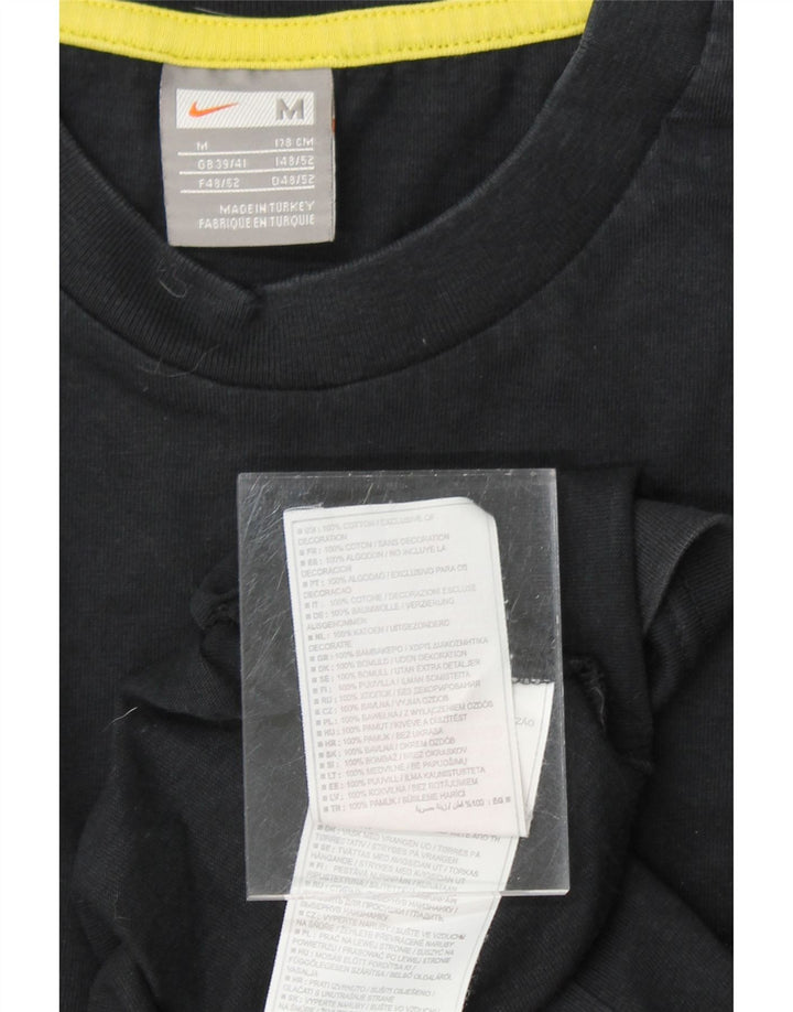 NIKE Mens T-Shirt Top Medium Black Cotton Vintage Nike and Second-Hand Nike from Messina Hembry 