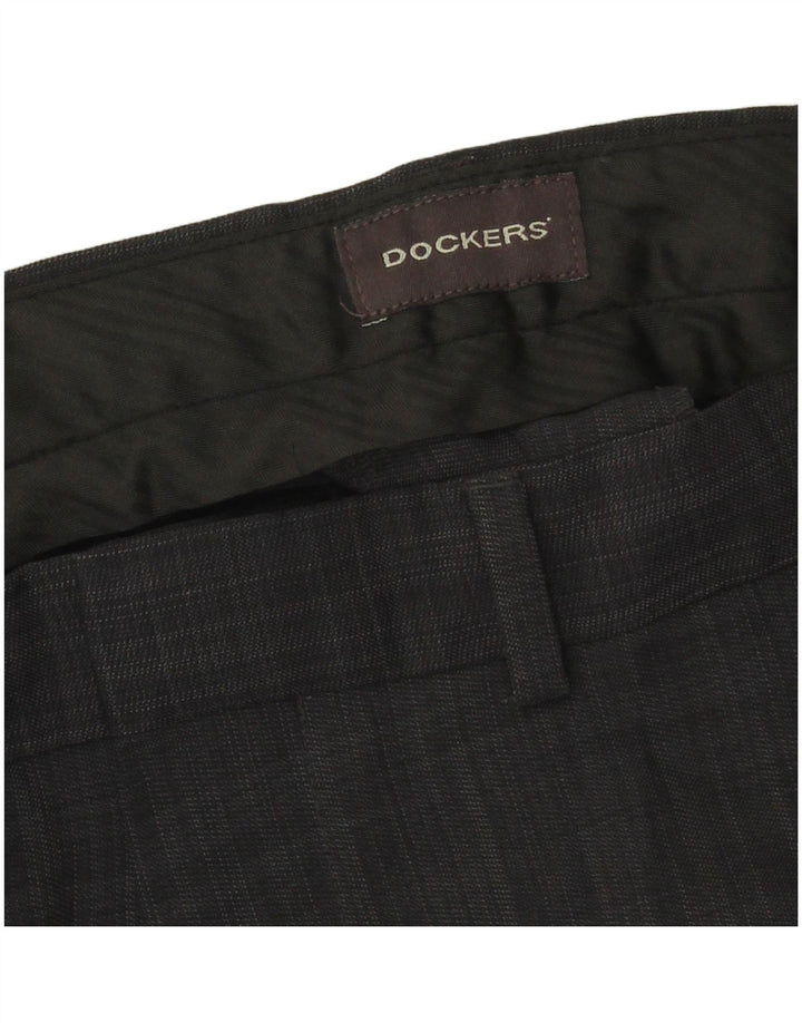 Dockers muške ravne chino hlače W36 L29 sive