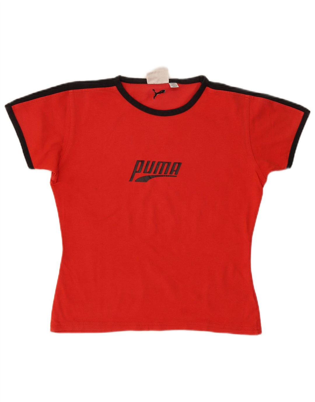 Puma ženska majica kratkih rukava s grafičkim motivima UK 14 Large Red Colourblock