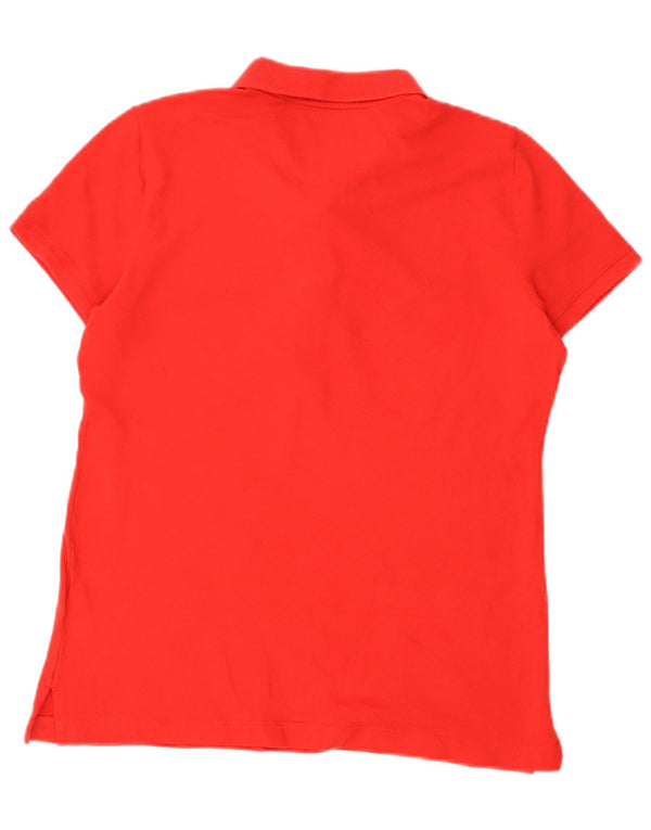 Nautica ženska polo majica UK 14 veliki crveni pamuk