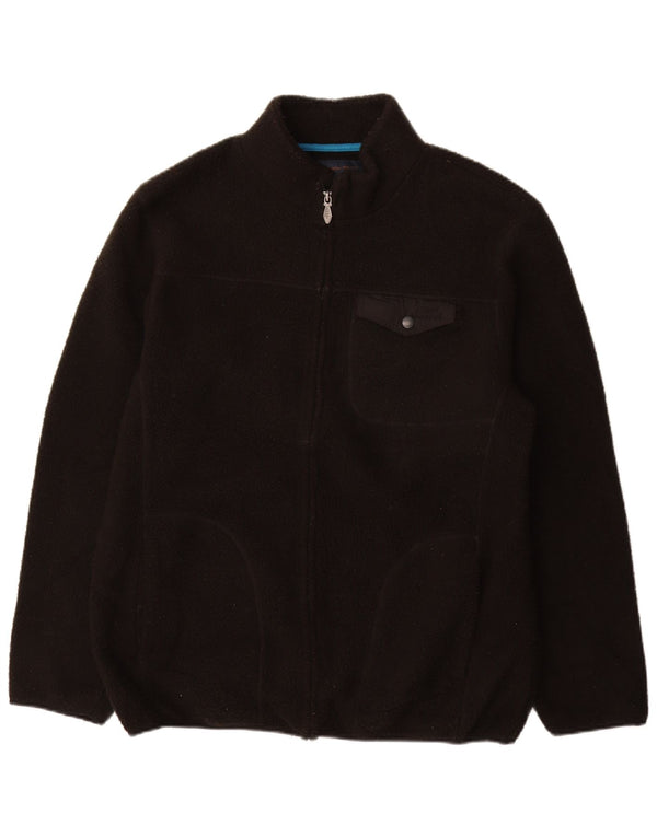 WEIRD FISH Muška jakna od flisa UK 42 XL crni poliester