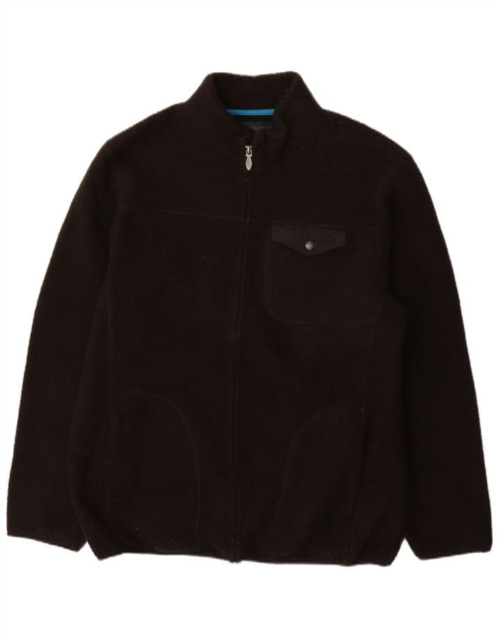 WEIRD FISH Muška jakna od flisa UK 42 XL crni poliester