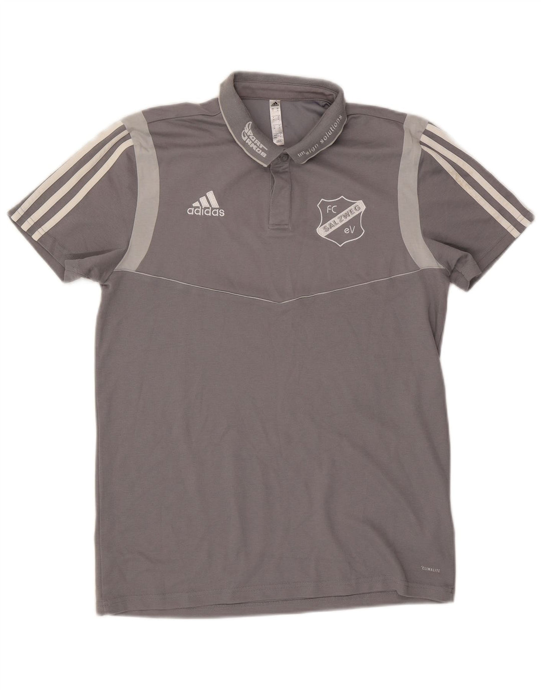 Adidas muška polo majica Climalite Graphic srednje sivi pamuk