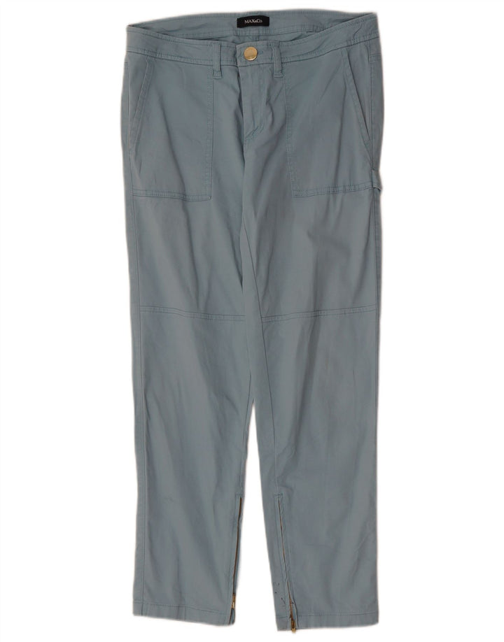MAX & CO. Ženske ravne chino hlače W30 L26 Plave
