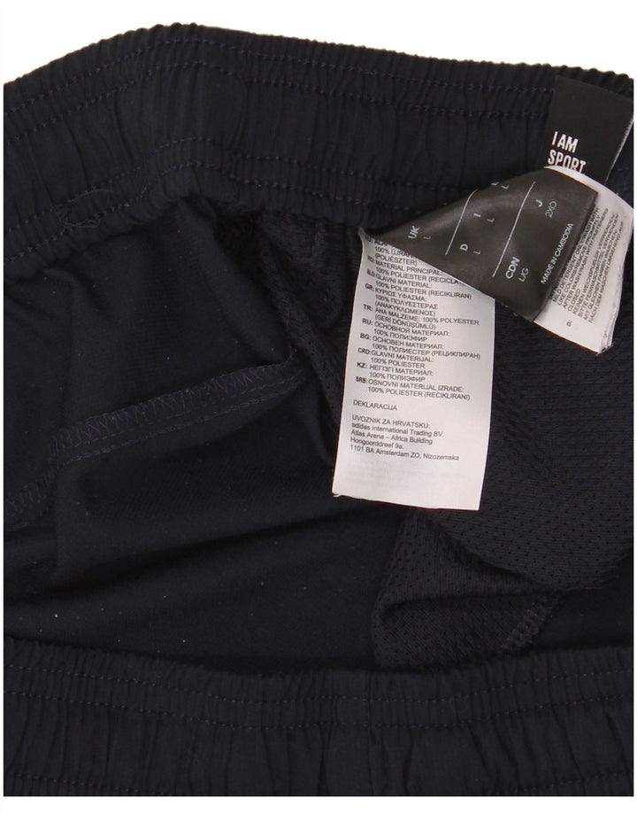 Adidas muške hlače za trenirku, velike tamnoplave poliesterske hlače