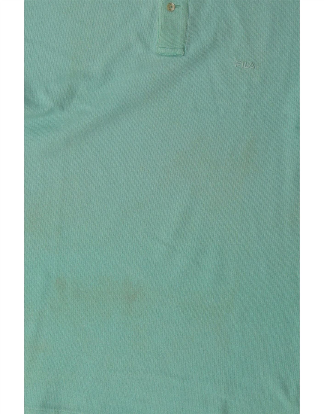 FILA Mens Polo Shirt IT 56 XL Blue Cotton