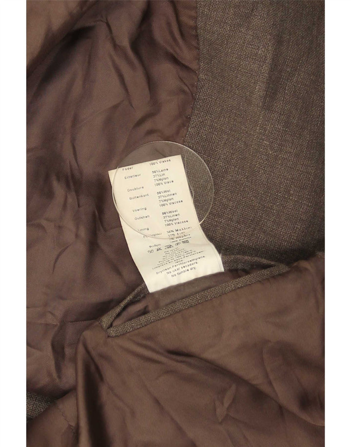 Massimo Dutti muška jakna s 3 gumba EU 46 mala siva vuna