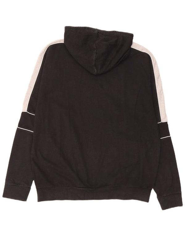 FILA muška talijanska majica s kapuljačom s kapuljačom velike crne boje