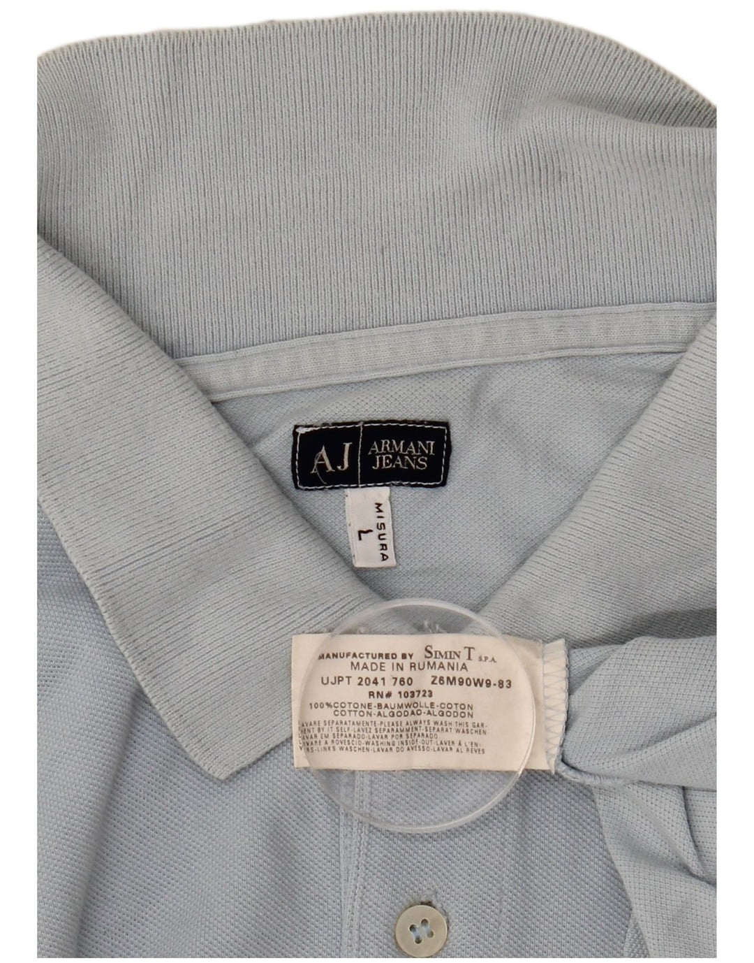 Armani muška polo majica Large Blue Pamuk