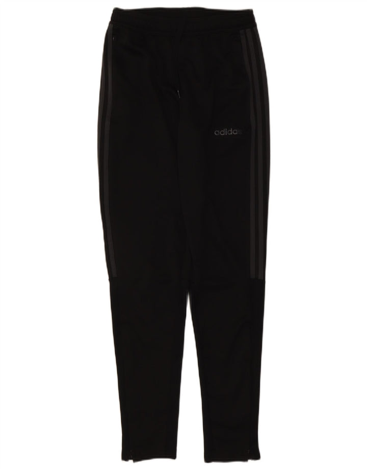 Adidas muške trenirke Climalite male crne poliesterske hlače