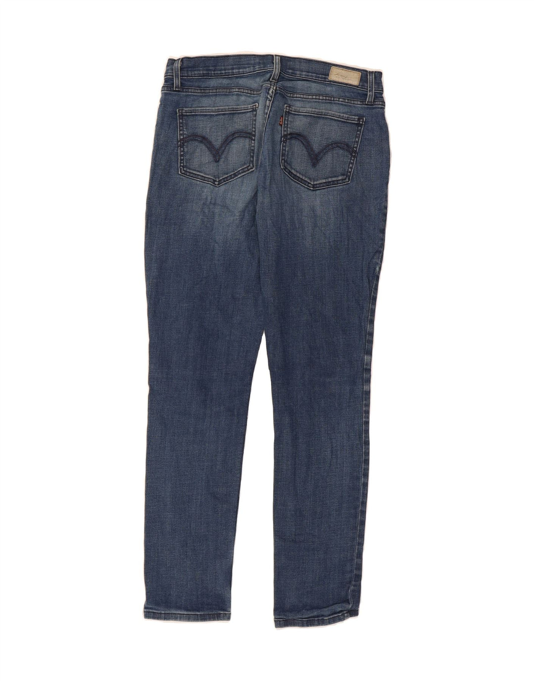 LEVI'S Womens 524 Super Low Slim Jeans W32 L32 Blue Cotton Vintage Levi's and Second-Hand Levi's from Messina Hembry 