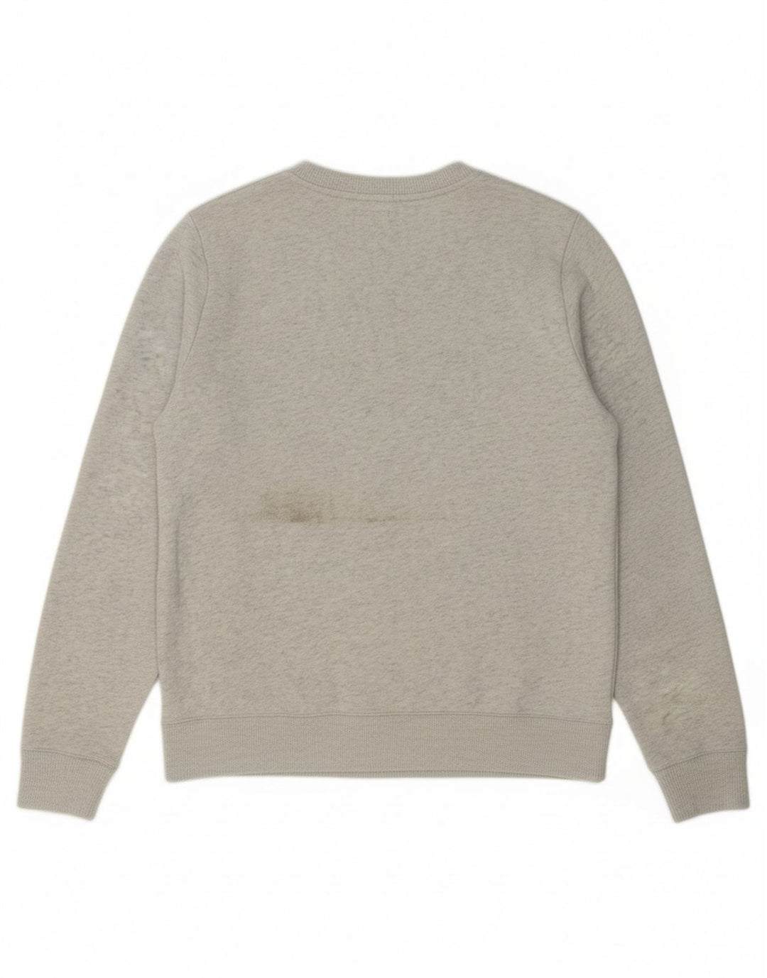 HOLLISTER Mens Graphic Sweatshirt Jumper Medium Grey Cotton