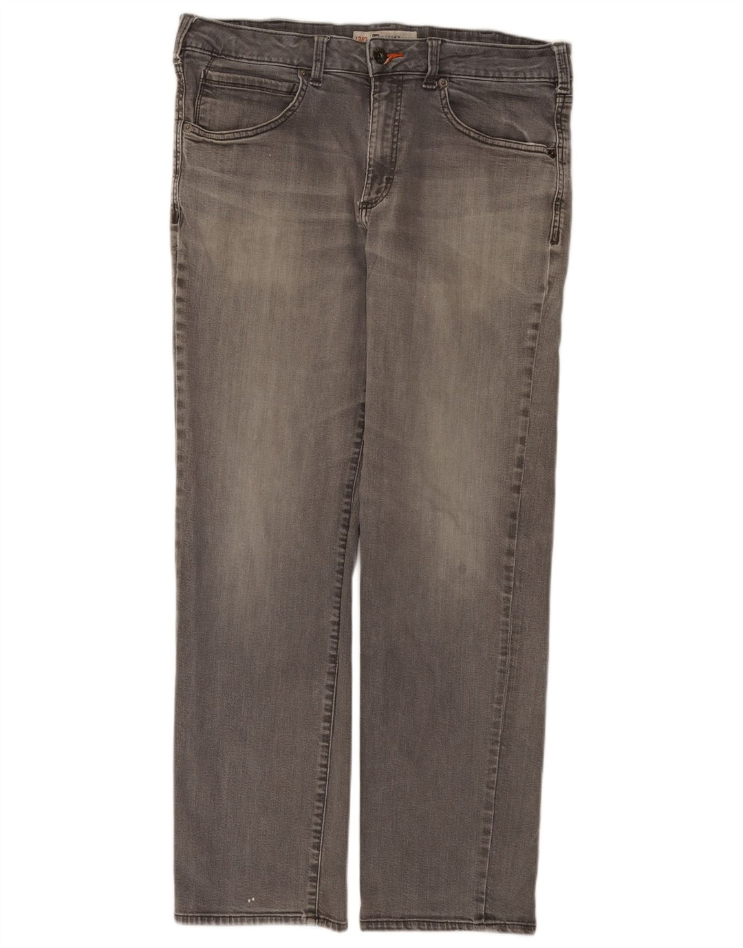 Lee Mens Modern Series Straight Jeans W36 L32 Sivi pamuk