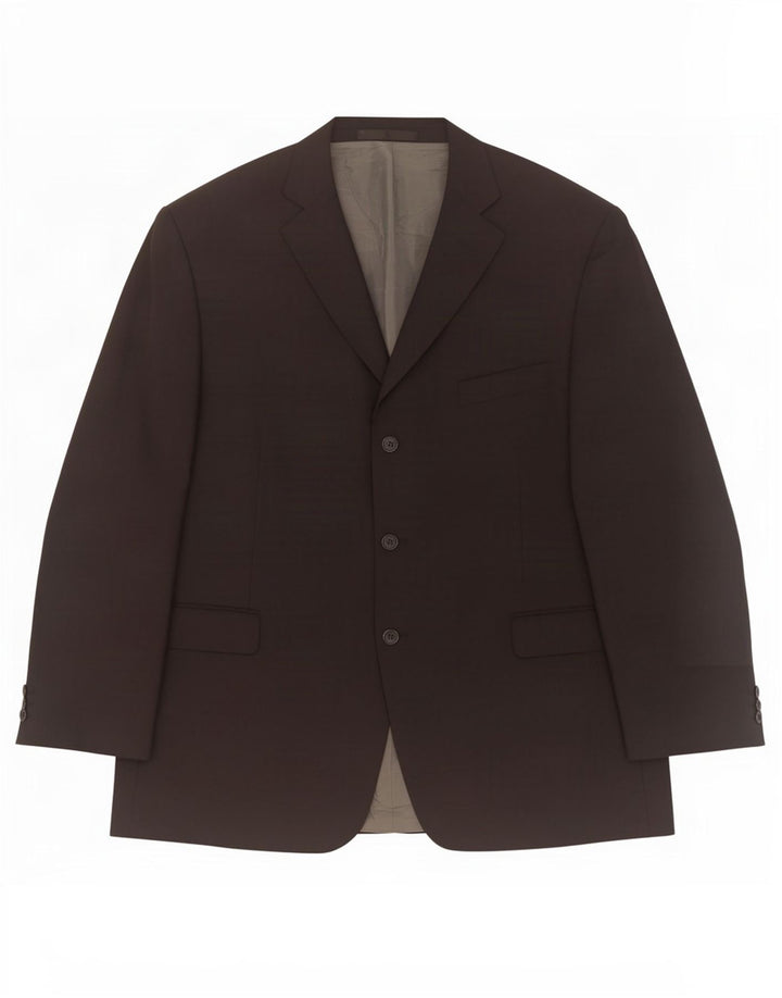 Marks & Spencer muška jakna sa 3 gumba UK 48 2XL crni poliester