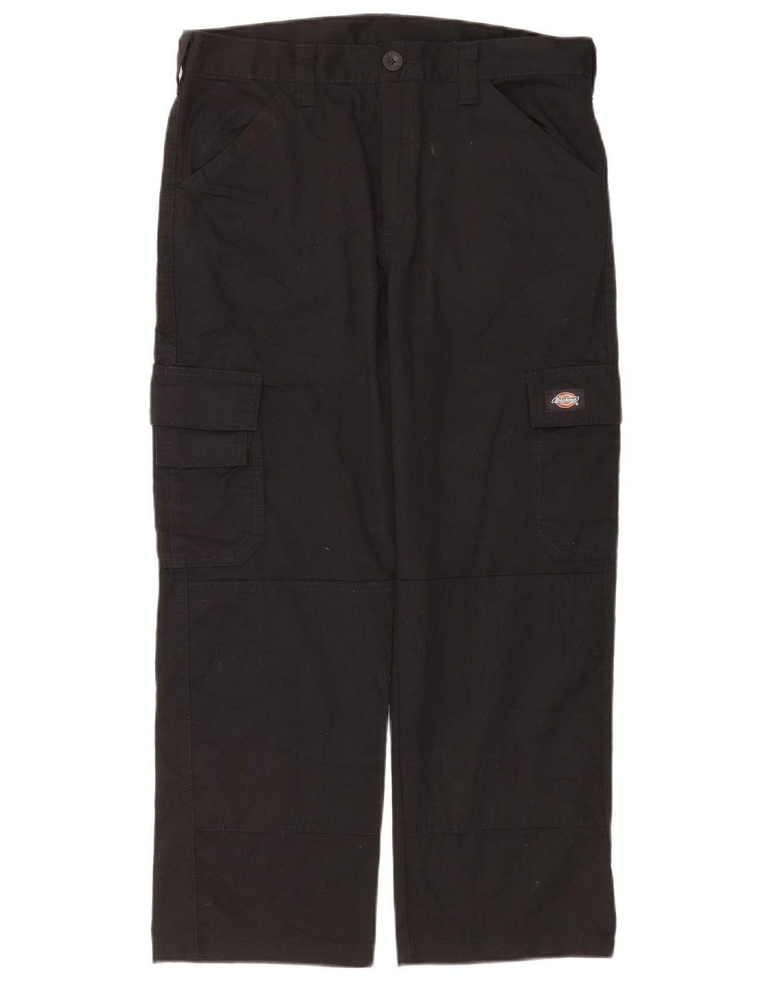 Dickies muške ravne kargo hlače W32 L26 crni poliester