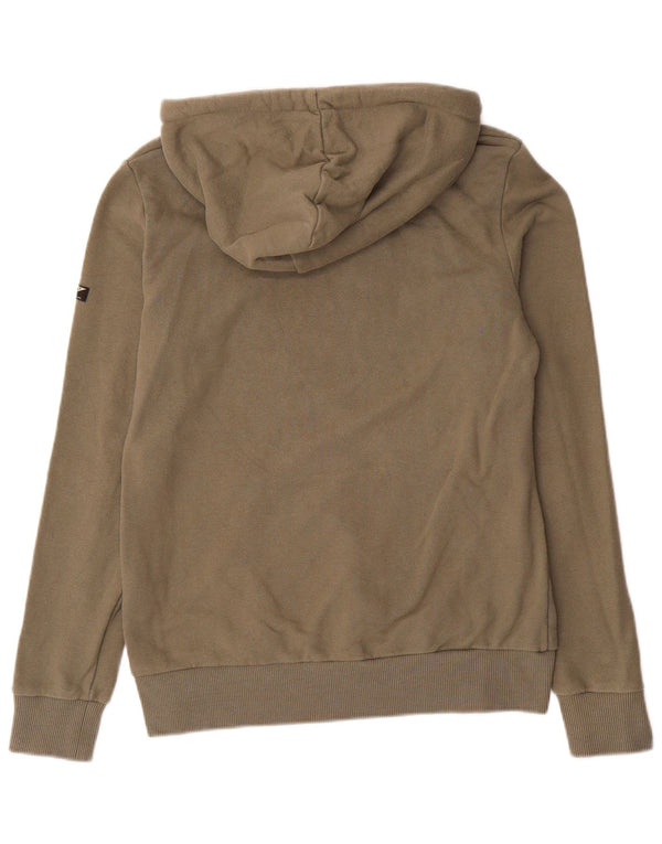 Superdry ženska majica s kapuljačom s kapuljačom s grafičkim motivima UK 10, mali kaki pamuk
