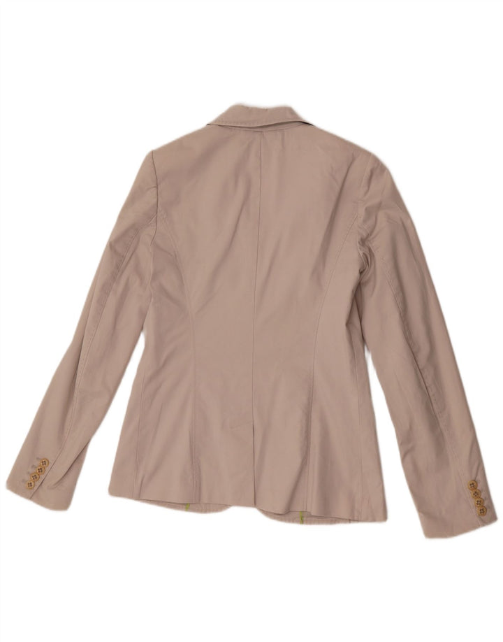 Tommy Hilfiger Ženska jakna sa 2 gumba UK 8 Small Off White Cotton