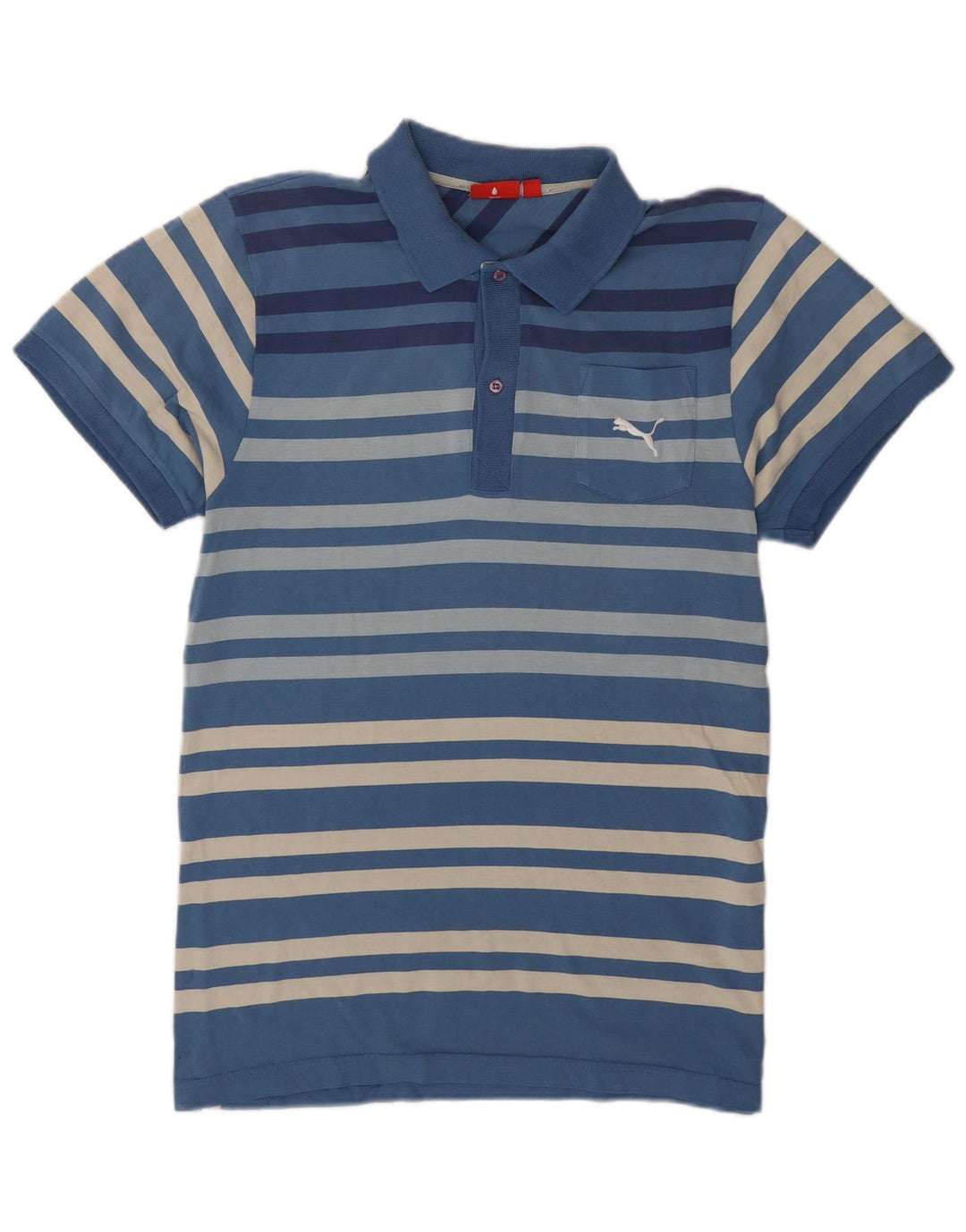Puma muška polo majica srednje plave pruge