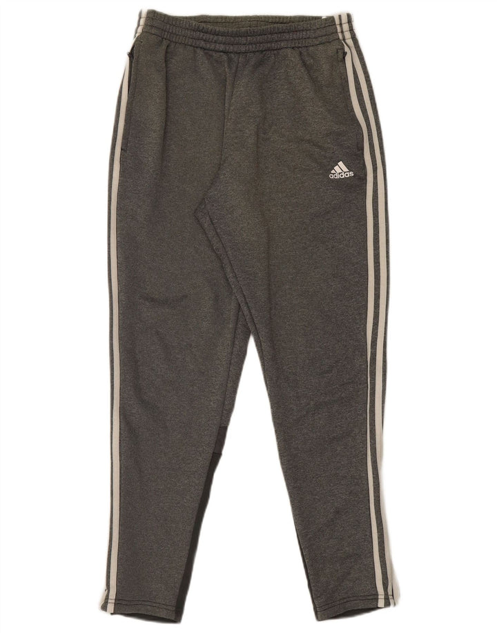 Adidas muške hlače za trenirku srednje sive boje od poliestera