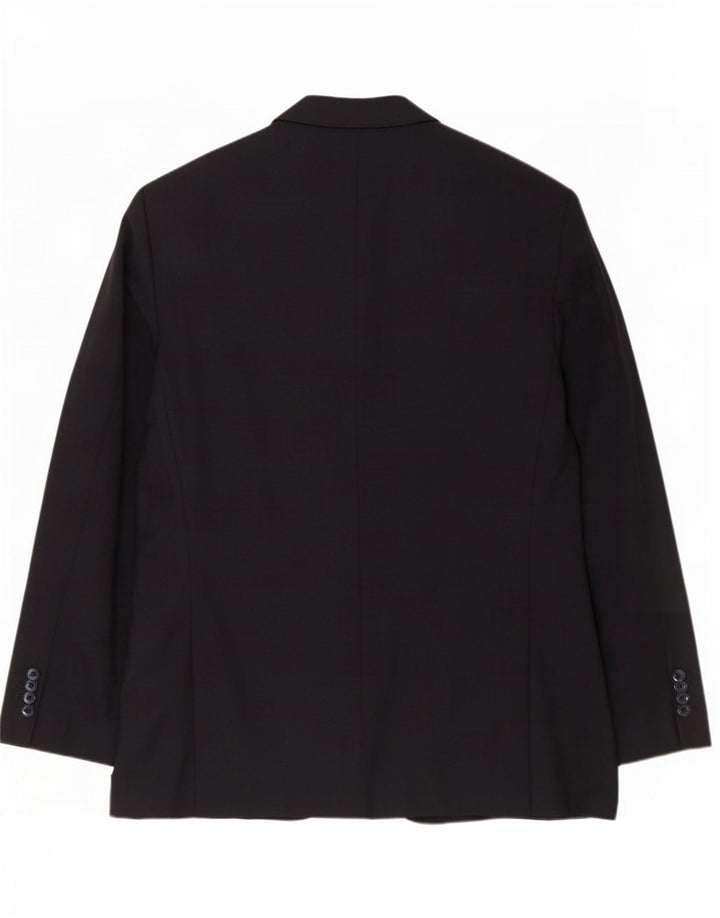 Marks & Spencer muška jakna sa 2 gumba UK 44 XL crna vuna