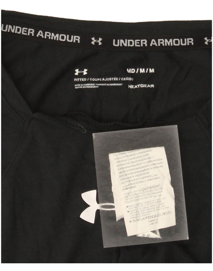 Under Armour muški pripijeni grafički prsluk srednji crni poliester