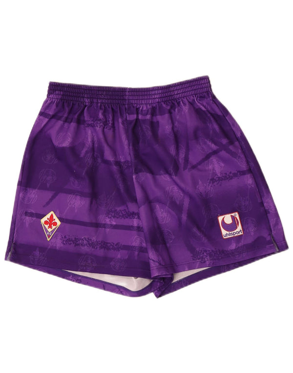 Uhlsport muške 1994-1995 Fiorentina kućne sportske kratke hlače XL ljubičaste sportske