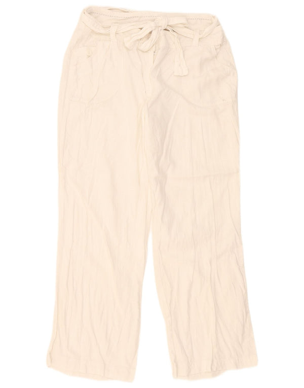 Marks & Spencer ženske ležerne hlače UK 16 Large W36 L27 Bijelo platno