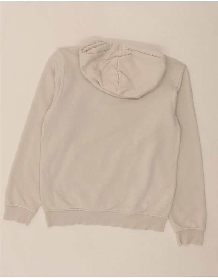 ADIDAS Mens Hoodie Jumper Small White Cotton Vintage Adidas and Second-Hand Adidas from Messina Hembry 
