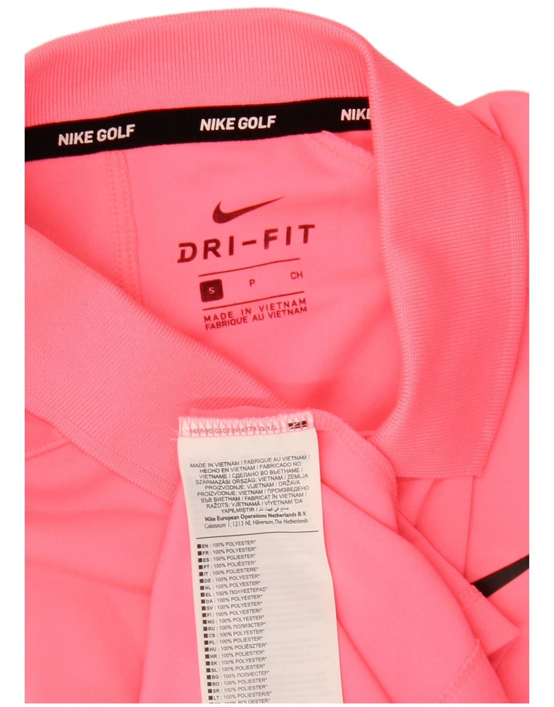 Nike muška Dri Fit polo majica mala ružičasta poliester