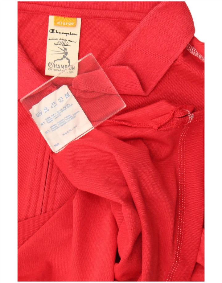 Champion muška polo majica XL crveni pamuk