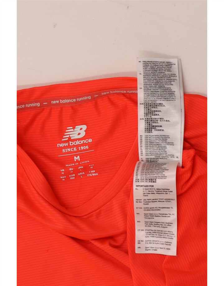 Top muške majice New Balance Srednje narančasti poliester