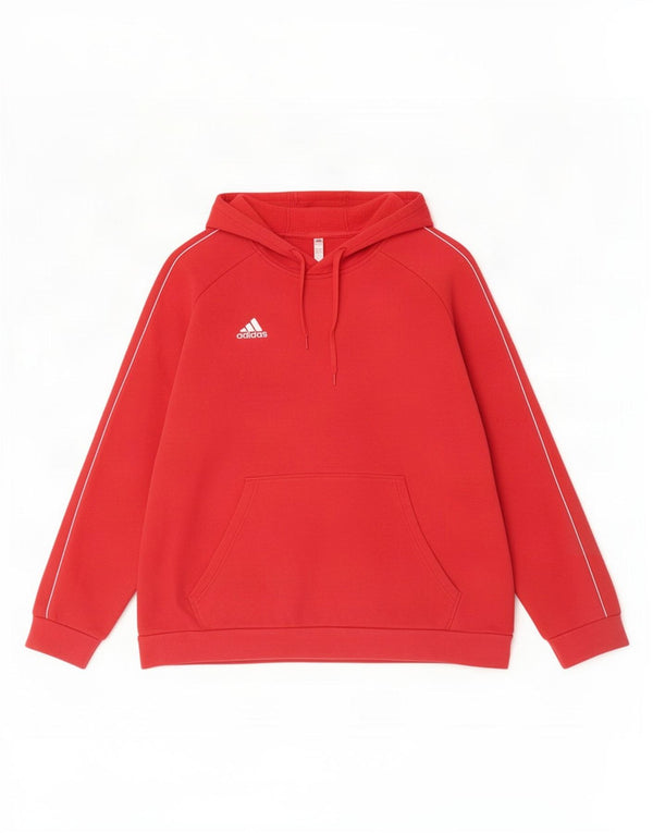Adidas muška majica s kapuljačom 2XL, crveni pamuk