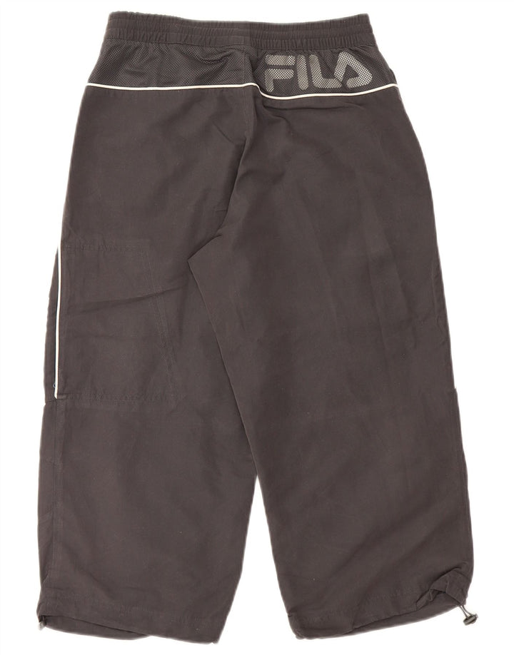 Fila Muške Graphic Capri Trenirke Hlače male sive poliesterske