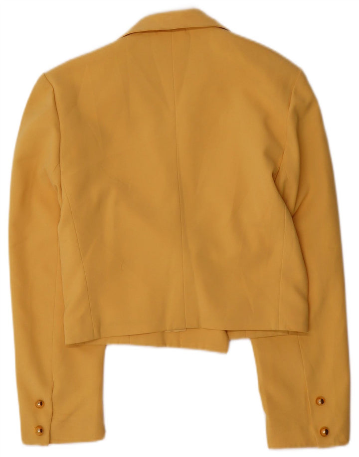 Vintage ženski sako s dvostrukim kopčanjem IT 40 Small Yellow Classic