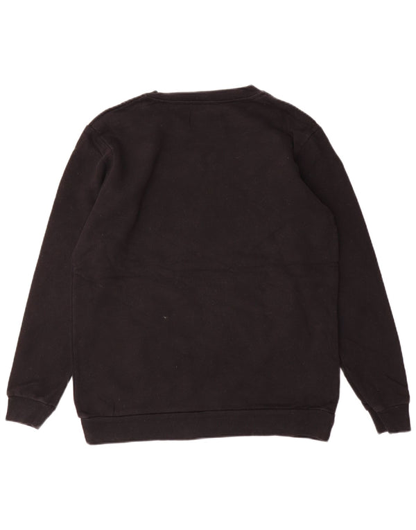 CALVIN KLEIN JEANS Mali crni pamučni muški džemper s grafičkim motivima