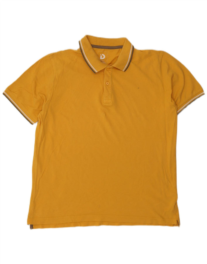 DACK'S muška polo majica velika žuta pamučna