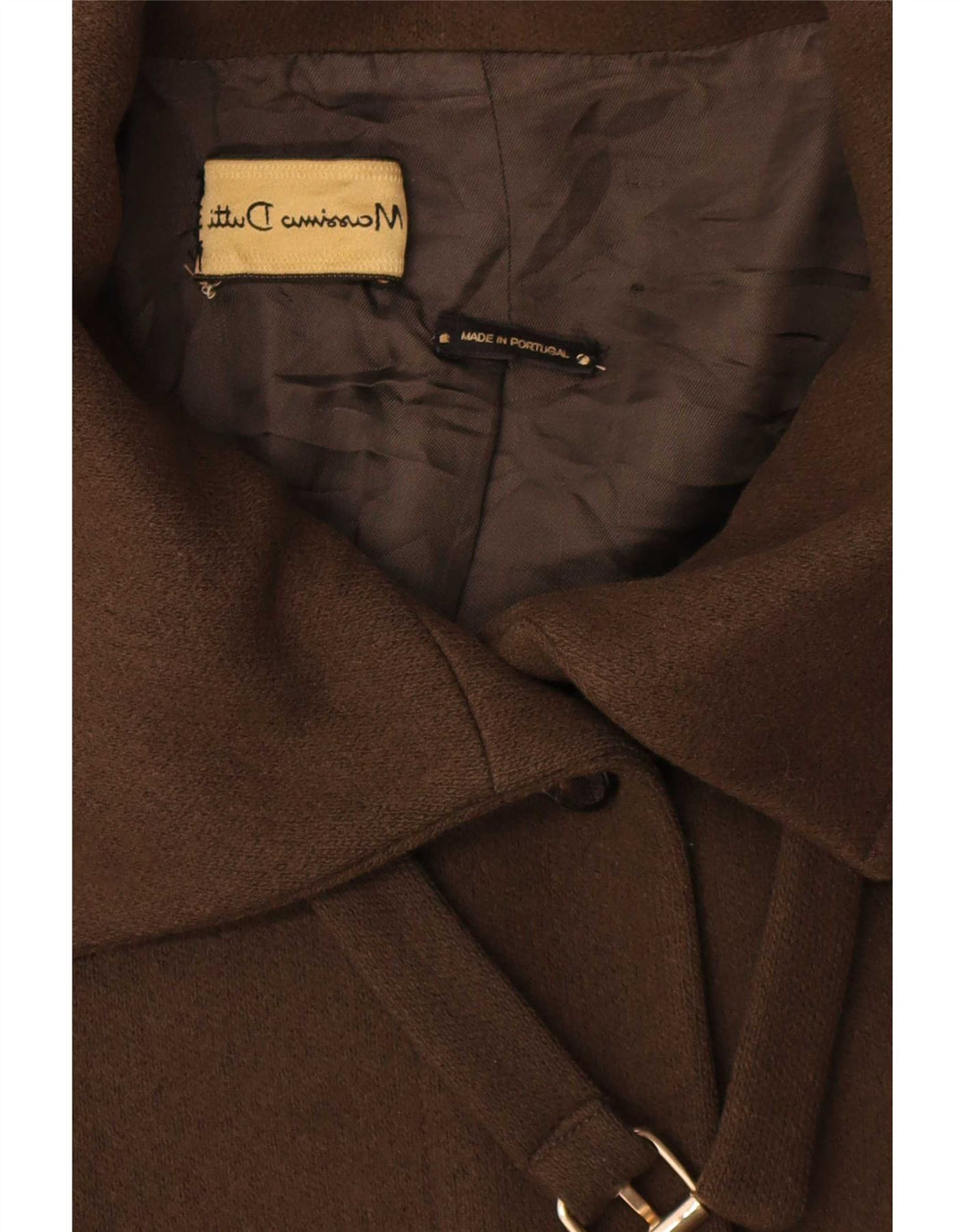 Massimo Dutti ženski preveliki kaput UK 10 Mala kaki vuna