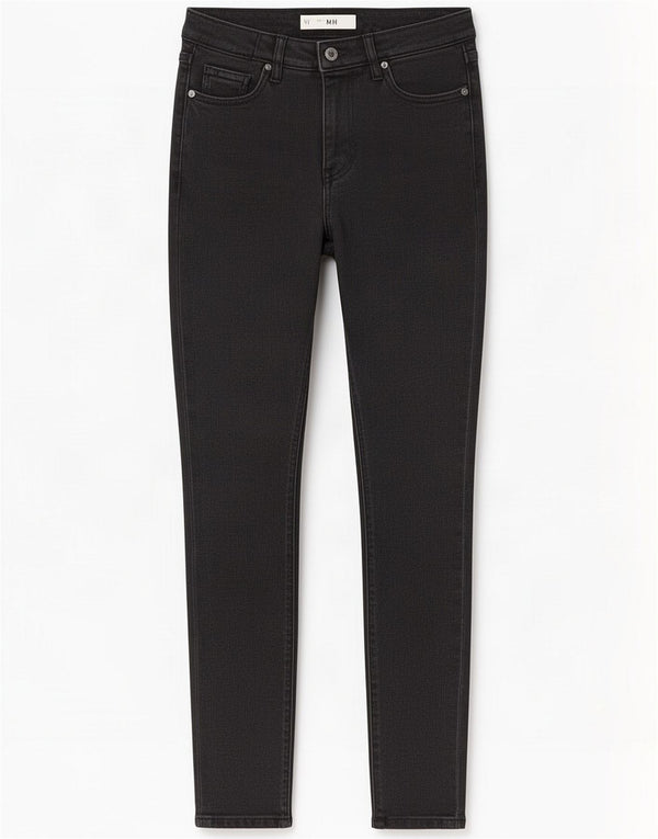 Topshop Womens Jamie Skinny Jeans W26 L26 Black Cotton