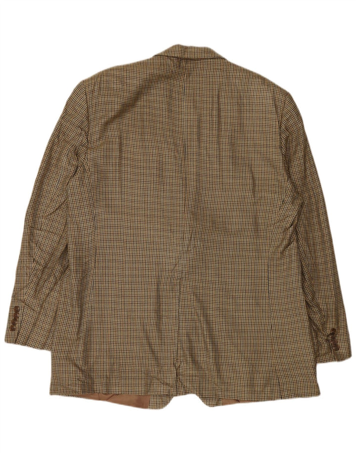 Chaps Muška jakna sa 2 gumba UK 46 3XL Zelena svilena hrskava zuba