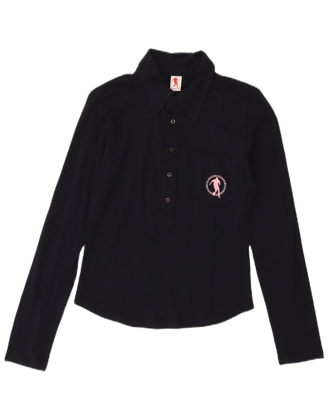 Bikkembergs ženska pulover majica UK 12 srednje tamnoplavi pamuk