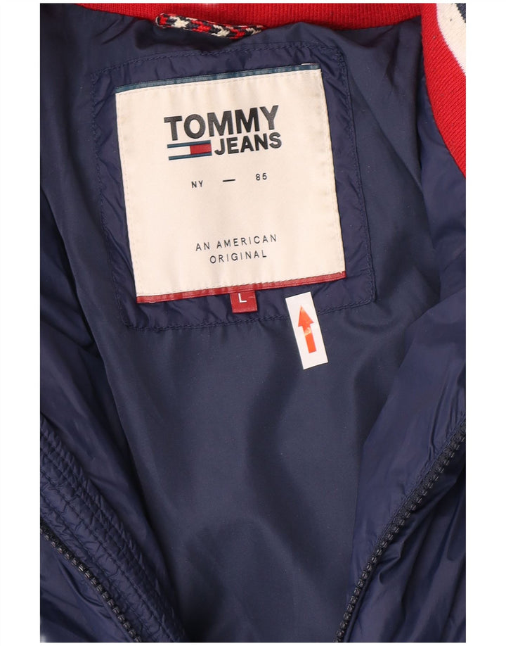 Tommy Hilfiger muška podstavljena jakna UK 40 Large tamnoplavi poliamid