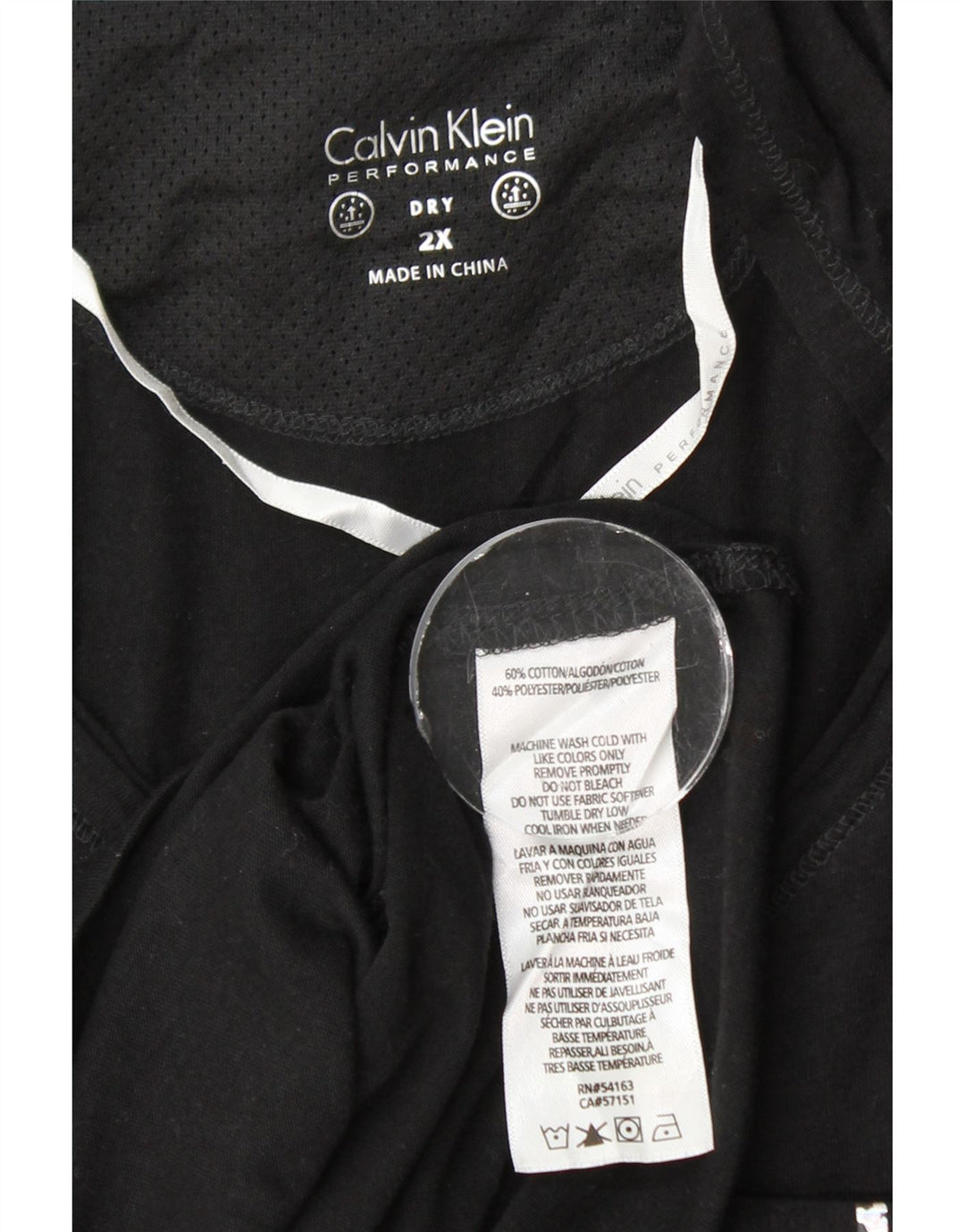 Calvin Klein Ženska prevelika majica kratkih rukava s grafičkim motivima UK 20 2XL crni pamuk