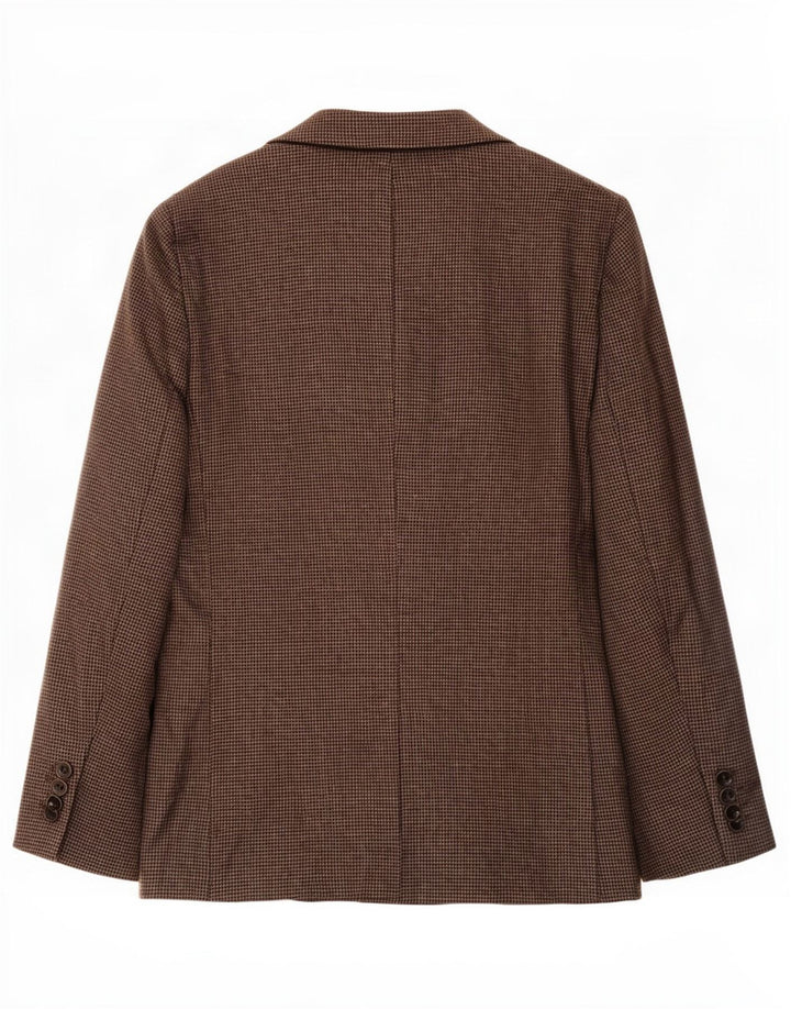 Marks & Spencer muška dugačka jakna jakna UK 44 XL smeđa houndstooth