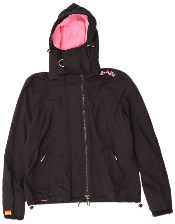 Superdry ženska vjetrovka s kapuljačom UK 18 XL crna