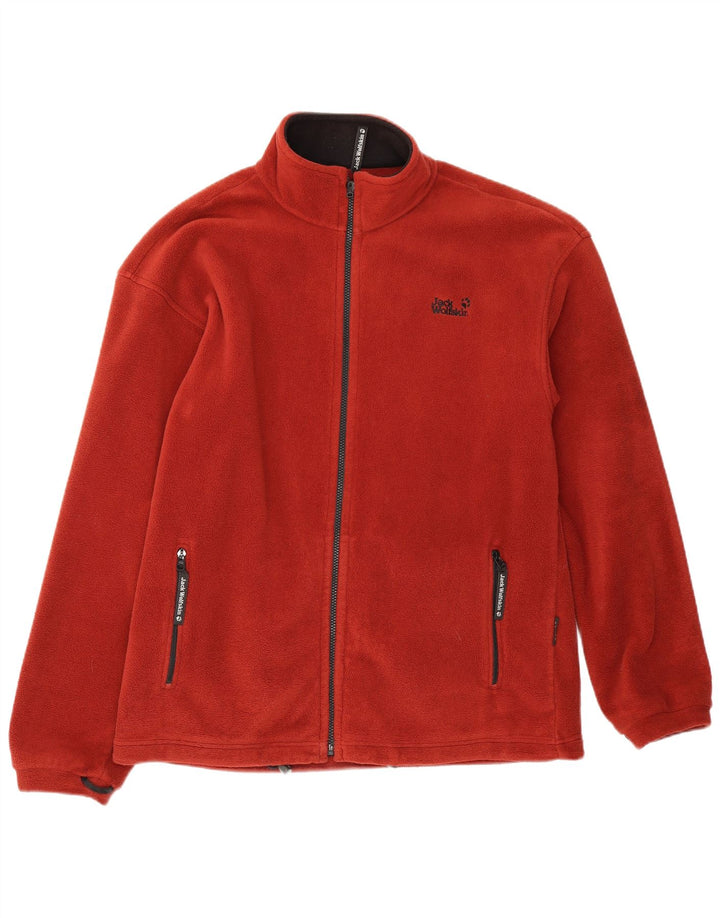 Jack Wolfskin muška podstava od flisa jakna UK 42 XL crveni poliester