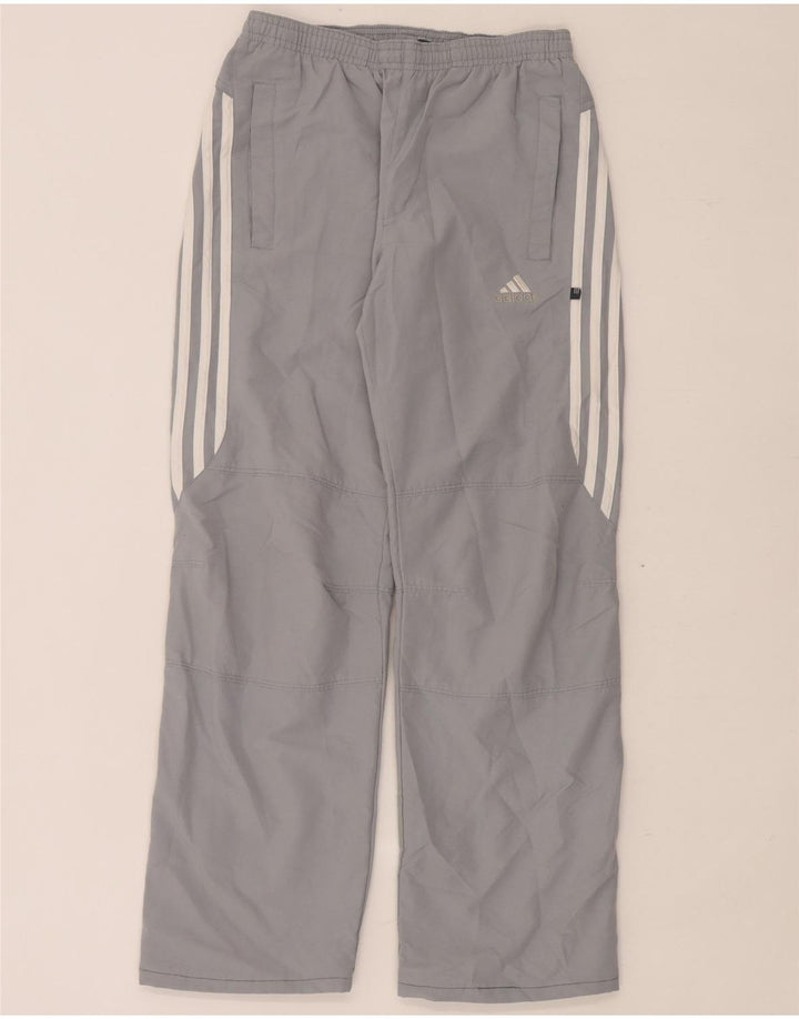 Adidas Hlače za trenirku za dječake 11-12 godina sive poliesterske